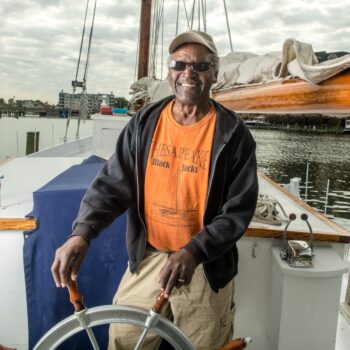 Capt. Kermit Travers on the Lady Katie