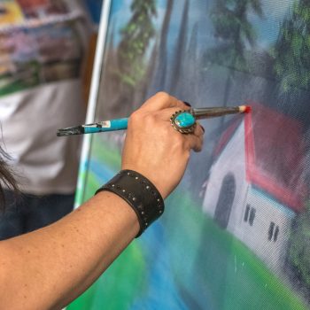 Maryland Traditions - Screen Painting  Anna Pasqualucci and Lisa Penn